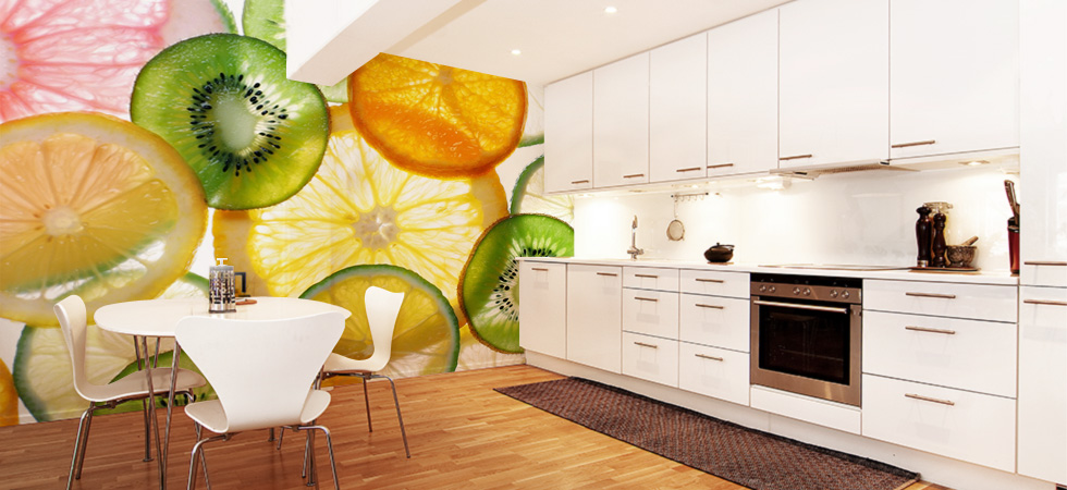 fotobehang keuken fruit
